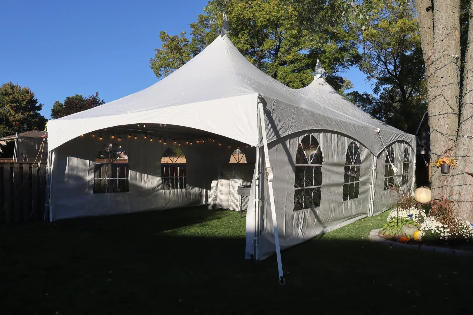 20x40-High-Peak-Marquee-Tent-Backyard-Wedding